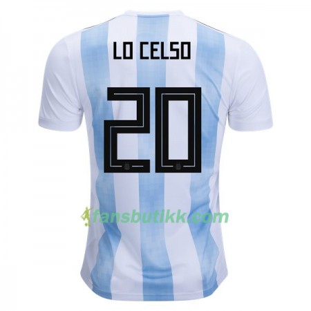 Fotball-VM 2018 Argentina drakt Lo Celso 20 Hjemmetrøye